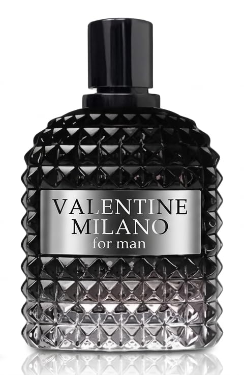 Fragrance for Men VALENTINE MILANO Eau de Parfum Natural Spray Men Cologne Masculine Scent 3.4 Fl Oz/100ML