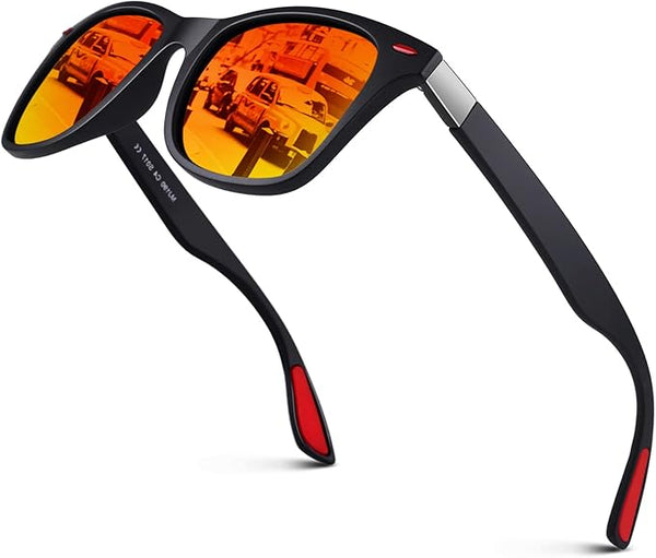 LINVO Polarized Sunglasses for Men and Women, Ultralight TR90 Driving Fishing Golf HD UV400 Shades