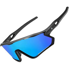 XVXV 3 Pack Polarized Sports Sunglasses for Men, UV Protection Half Frame Sunglasses Comfortable for Running Cycling Driving