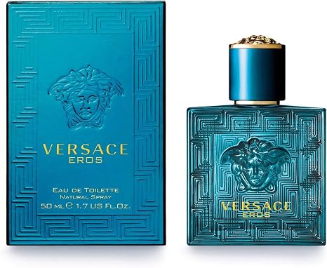 Versace Eros Eau de Toilette Spray for Men, 1.7 Ounce