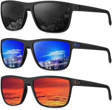 KALIYADI Polarized Sunglasses for Men, Lightweight Sun Glasses with UV Protection for Driving Fishing Golf