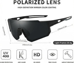 Polarized Sports Sunglasses Men Women, Outdoors UV Protection Sun glasses,Cycling Fishing Baseball Running Sunglasses