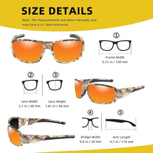 Camo Polarized Wrap-around Sport Sunglasses for Men Women UV400 Driving Fishing Hunting Sun Glasses