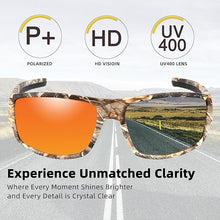 Camo Polarized Wrap-around Sport Sunglasses for Men Women UV400 Driving Fishing Hunting Sun Glasses