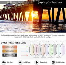 Joopin Square Sunglasses Polarized UV Protection Trendy Designer Sun Glasses Men Women